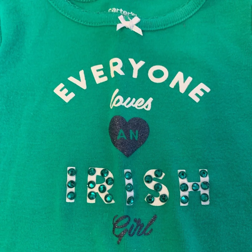 Carter’s Irish Baby Girl Outfit with Tutu, 6 month